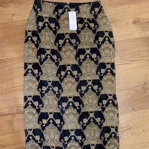 Handmade Silk and Beaded Skirt by Dolce